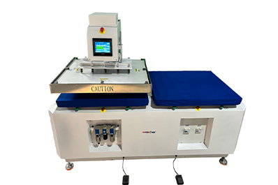 MASBOND Full-automatic Pneumatic Type Up-slide Double Station Flat Press Machine MS-80100